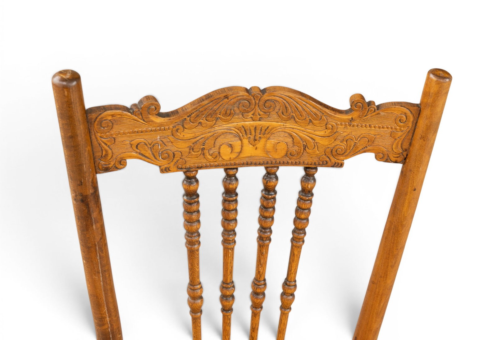 Cane Seat Spindle Back Chairs - 8