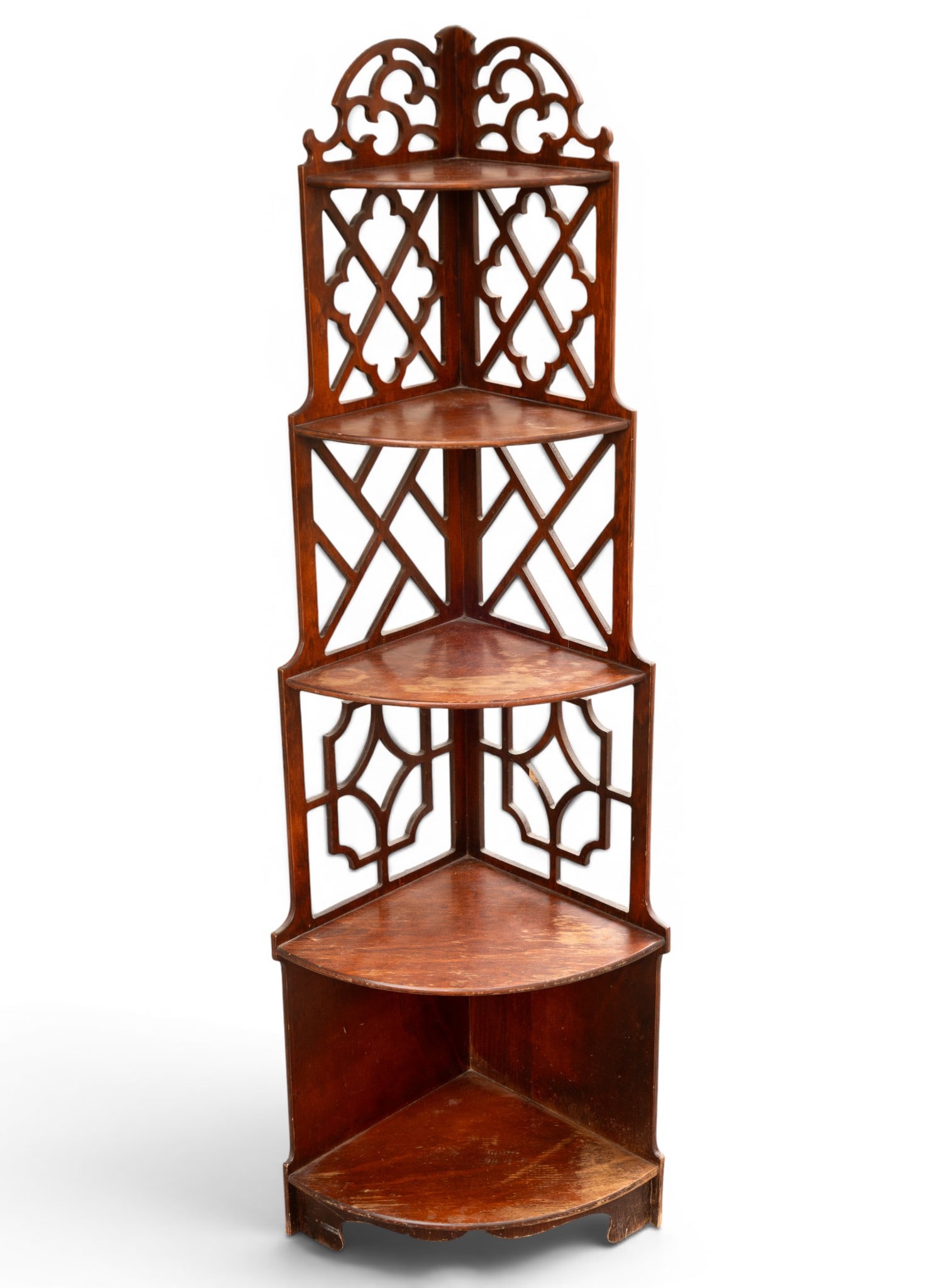 Tall Corner Shelf + Magazine Rack - 3