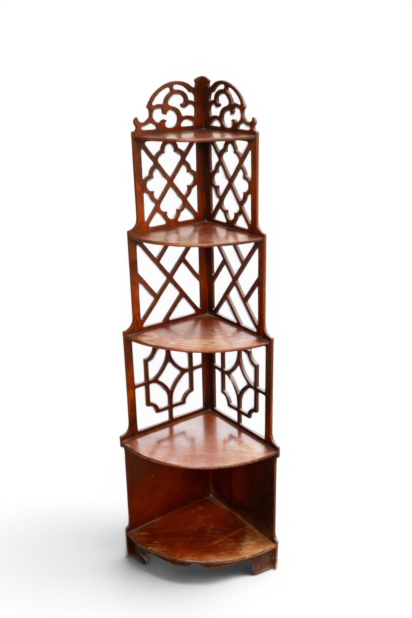 Tall Corner Shelf + Magazine Rack - 4