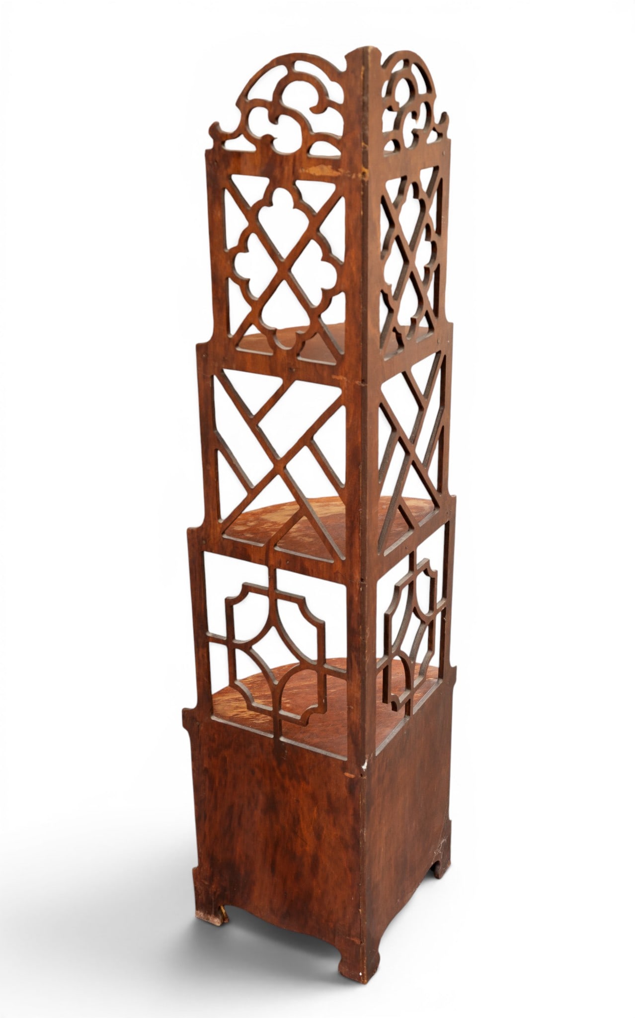 Tall Corner Shelf + Magazine Rack - 5