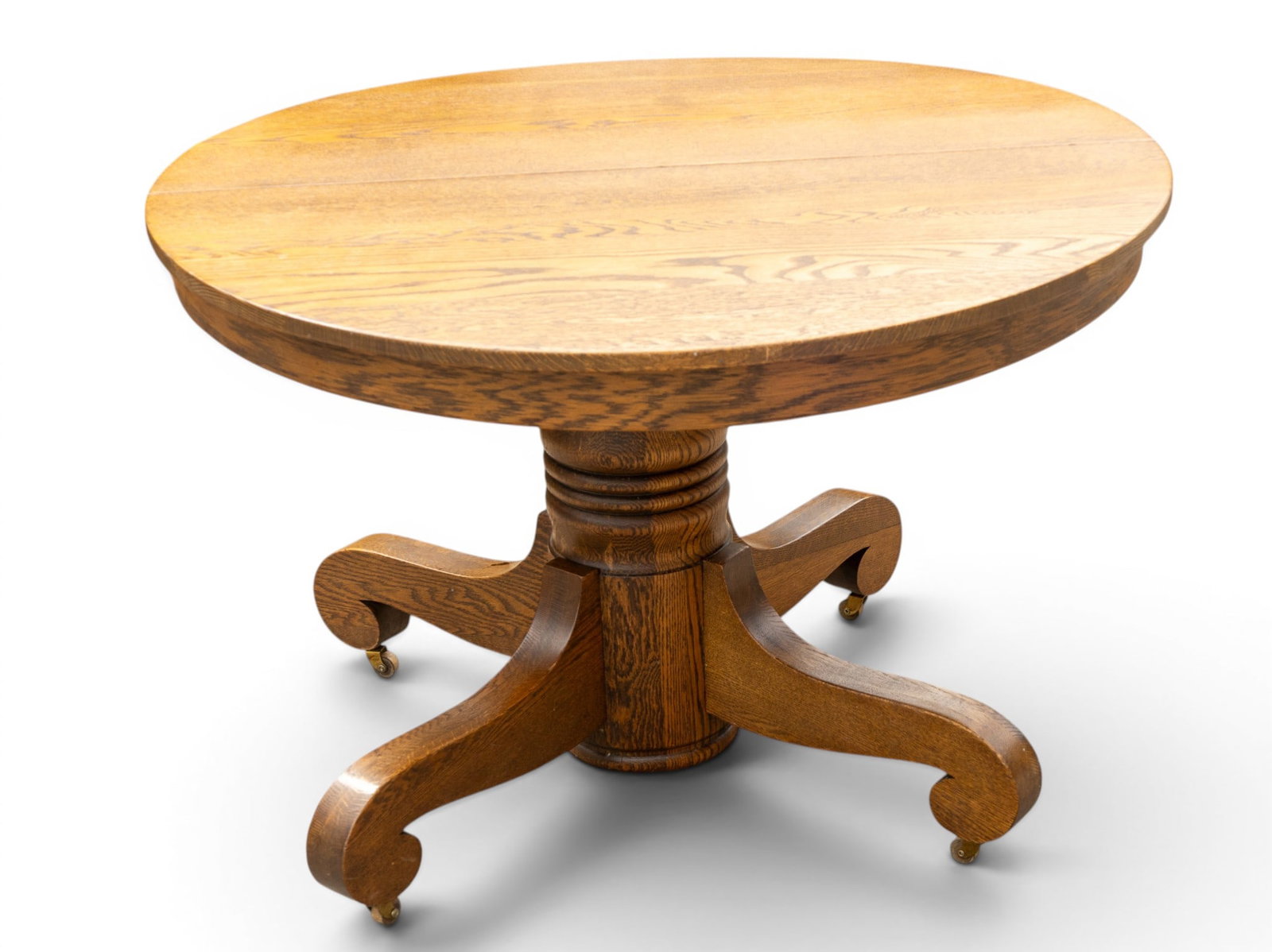 Oak Kitchen Table wirh Leaves - 3