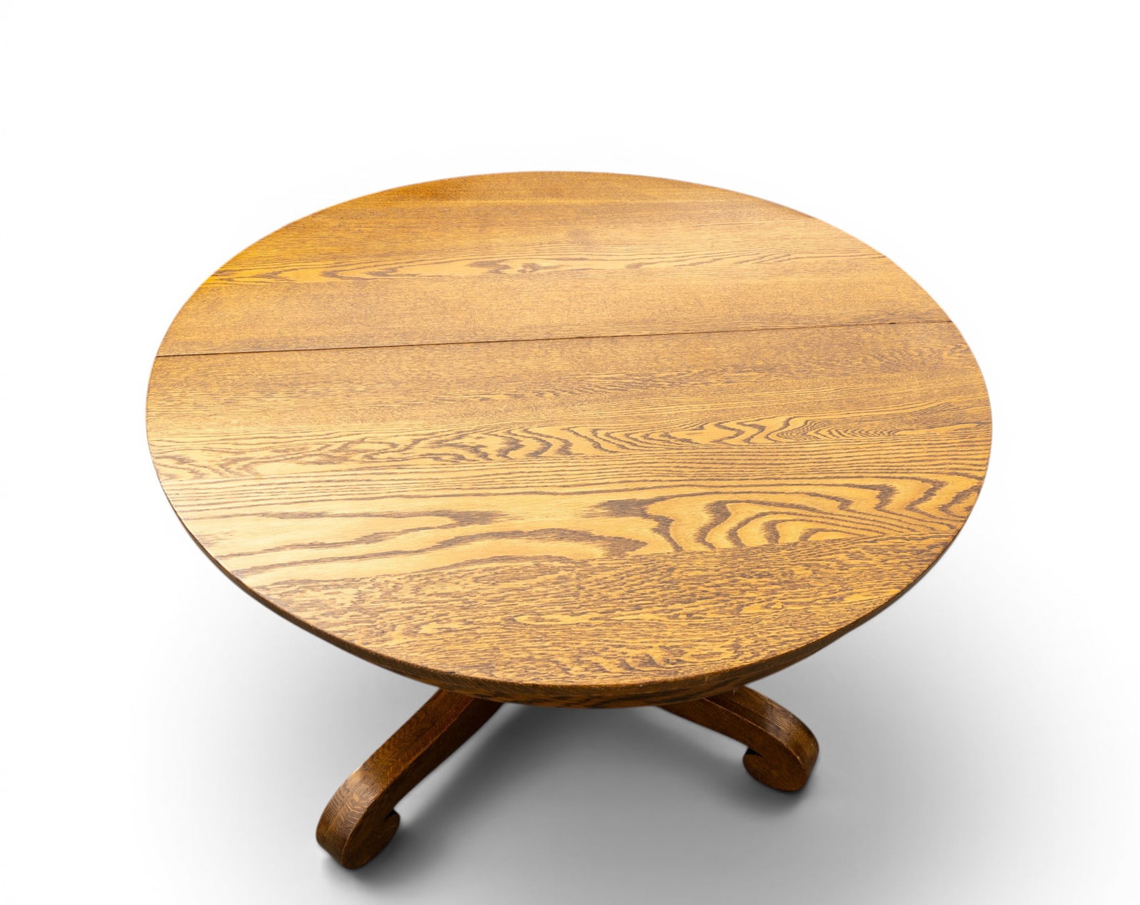 Oak Kitchen Table wirh Leaves - 4