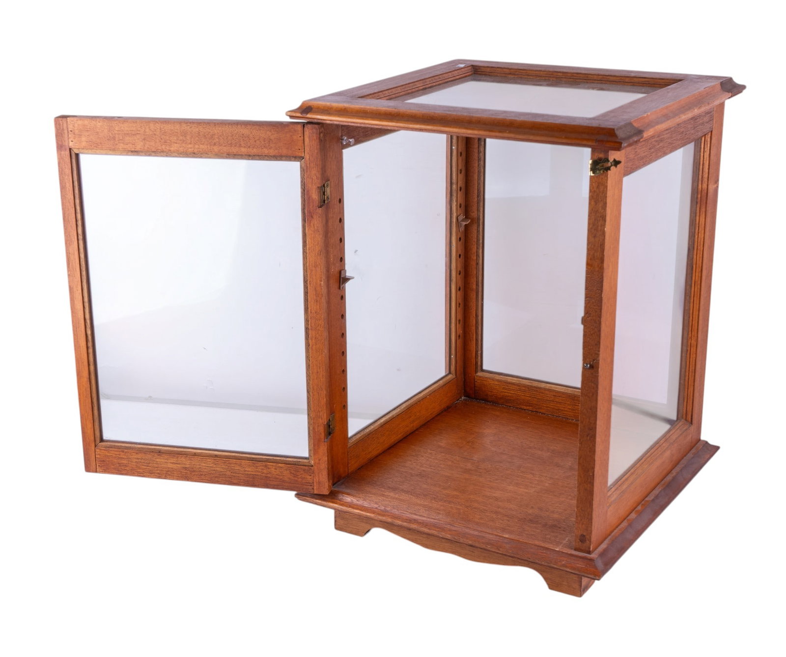 Oak Square Display Case - 3
