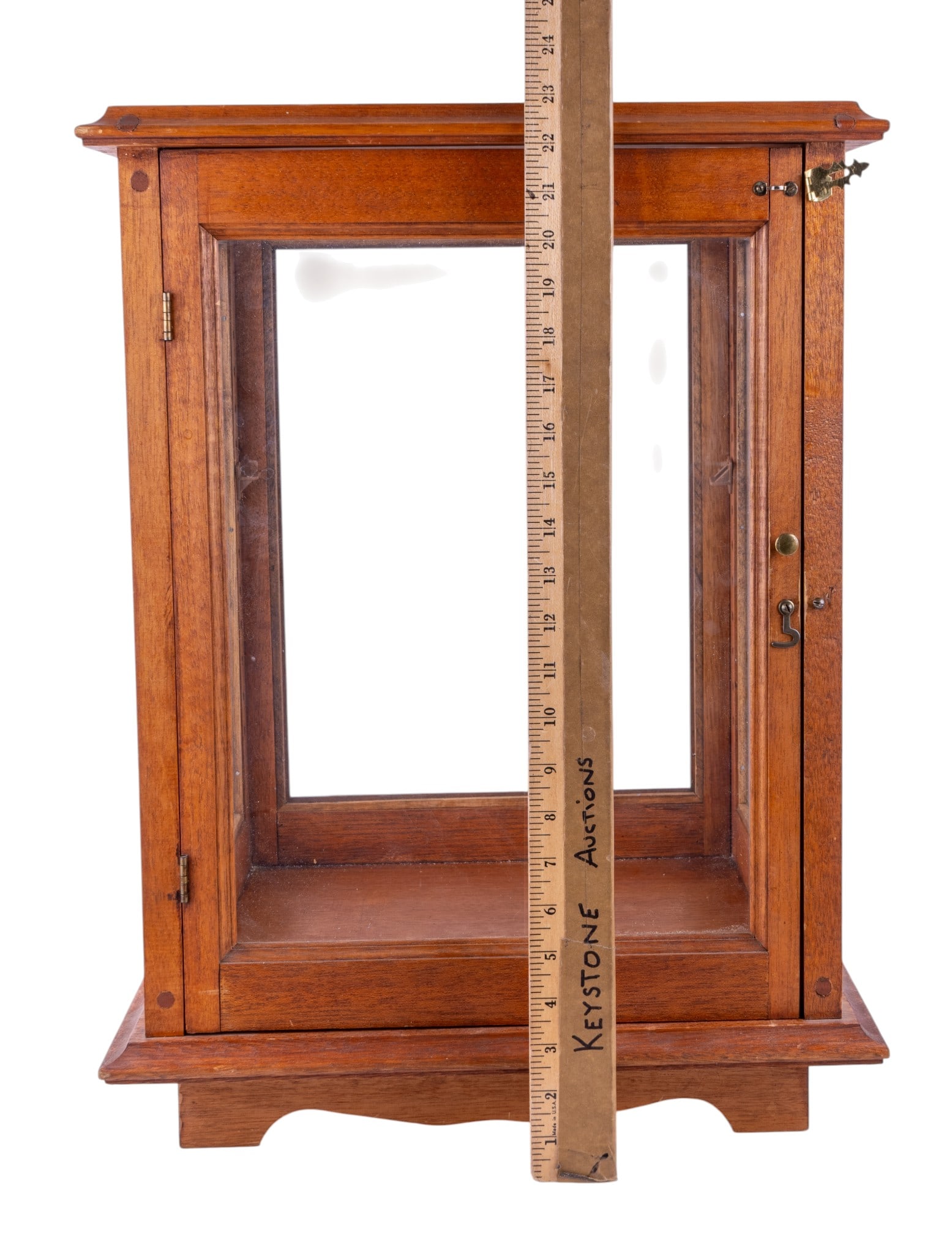 Oak Square Display Case - 4
