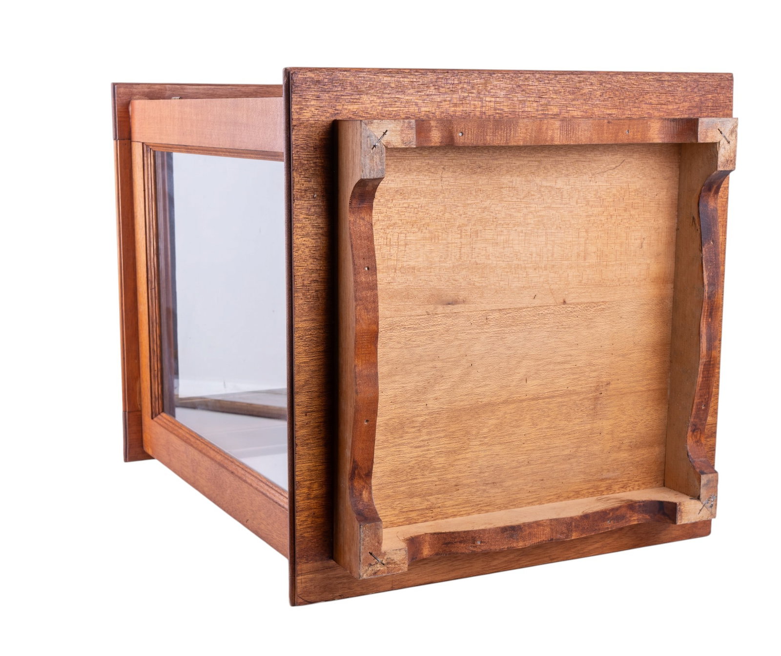 Oak Square Display Case - 5