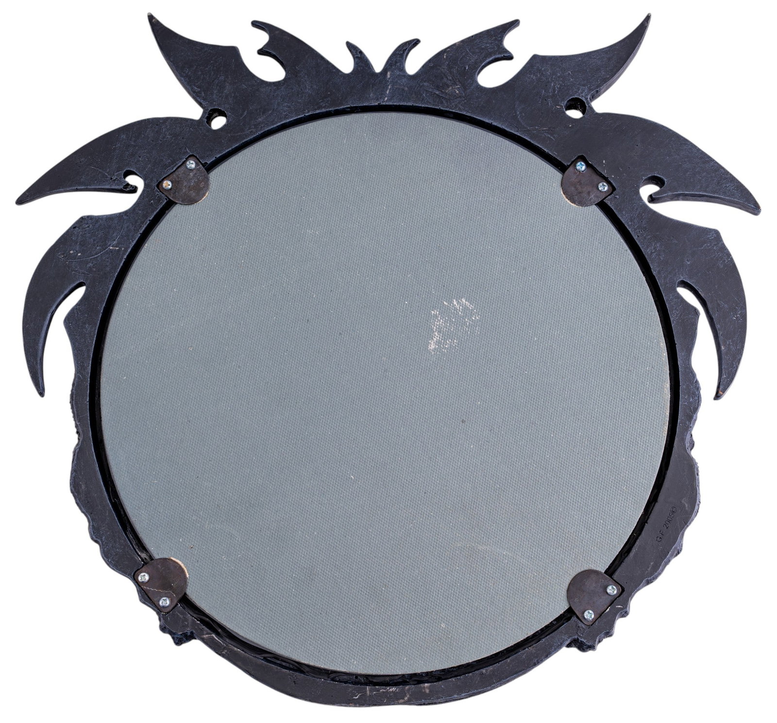 Gothic-Style Resin Dragon Framed Wall Mirror - 2