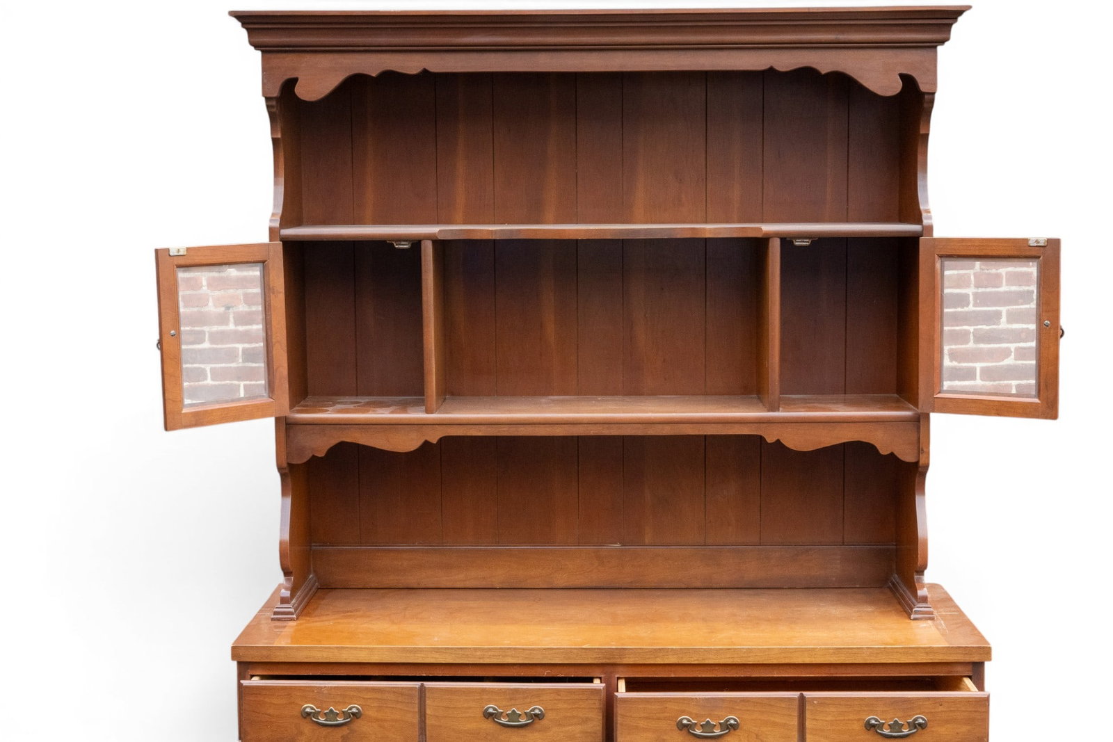 Cherry Hutch-Top Sideboard - 10