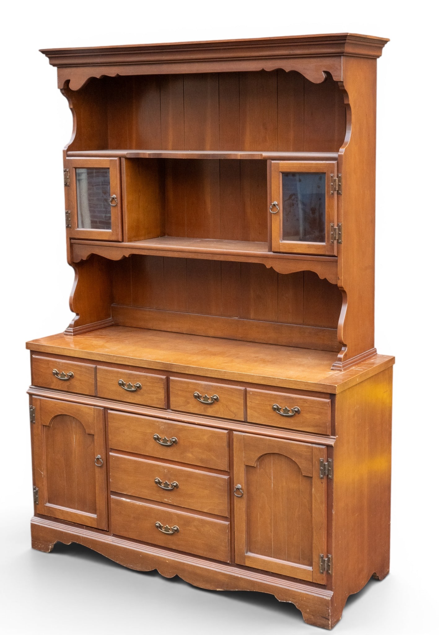 Cherry Hutch-Top Sideboard - 4