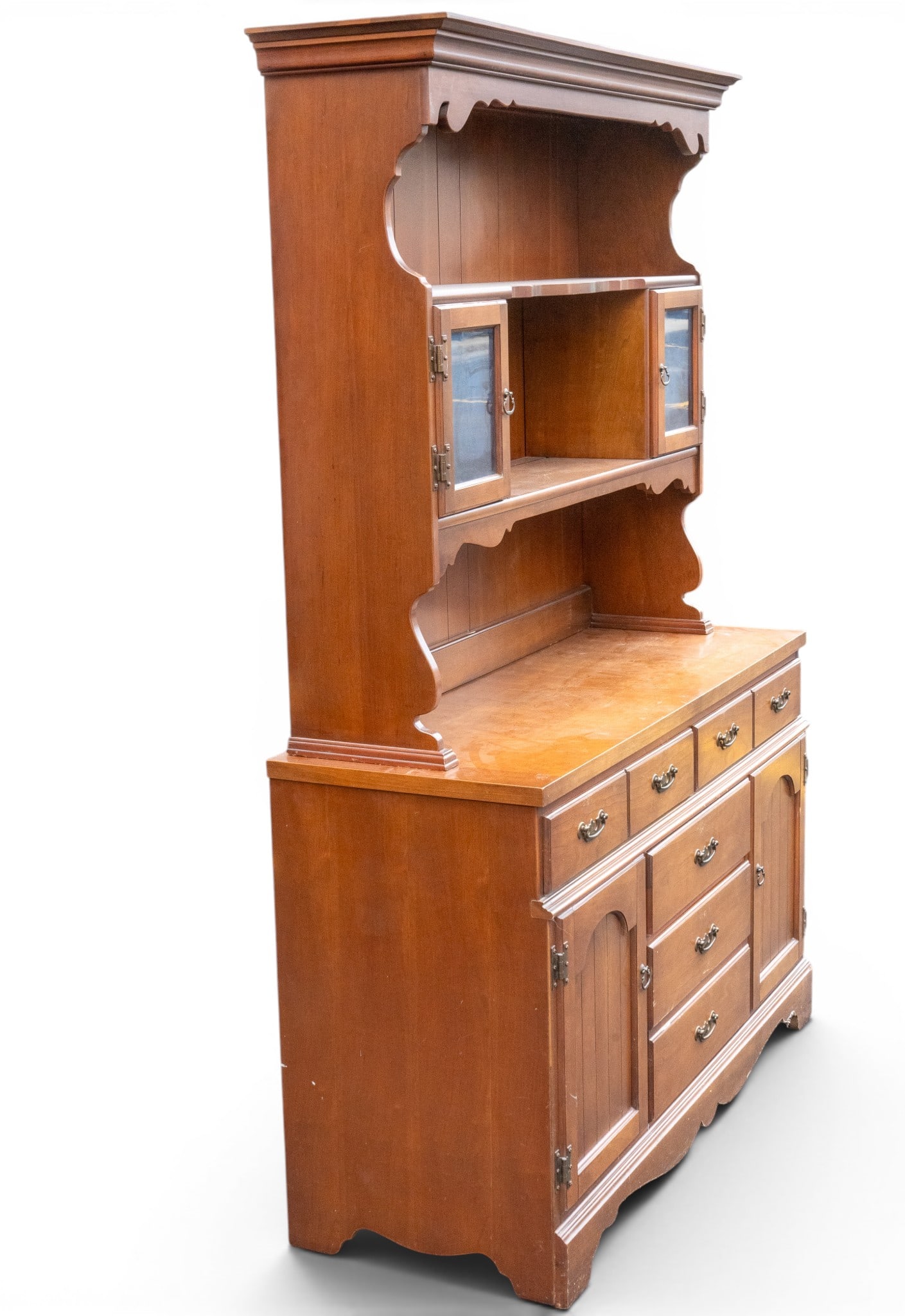 Cherry Hutch-Top Sideboard - 5