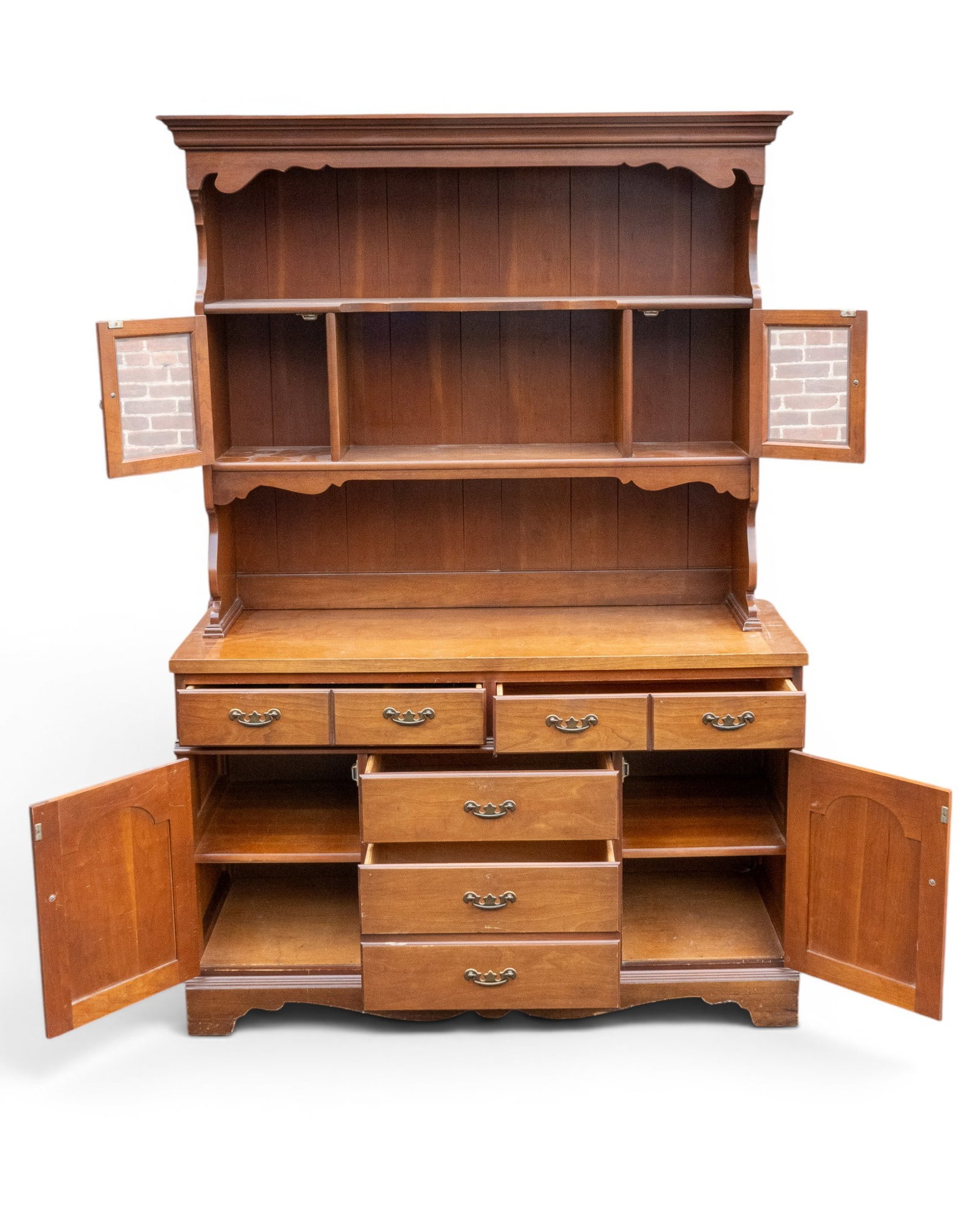 Cherry Hutch-Top Sideboard - 8