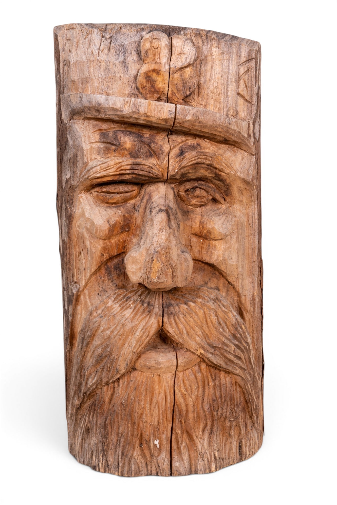 Carved "Wood" Spirit / Bust (1 of 8)