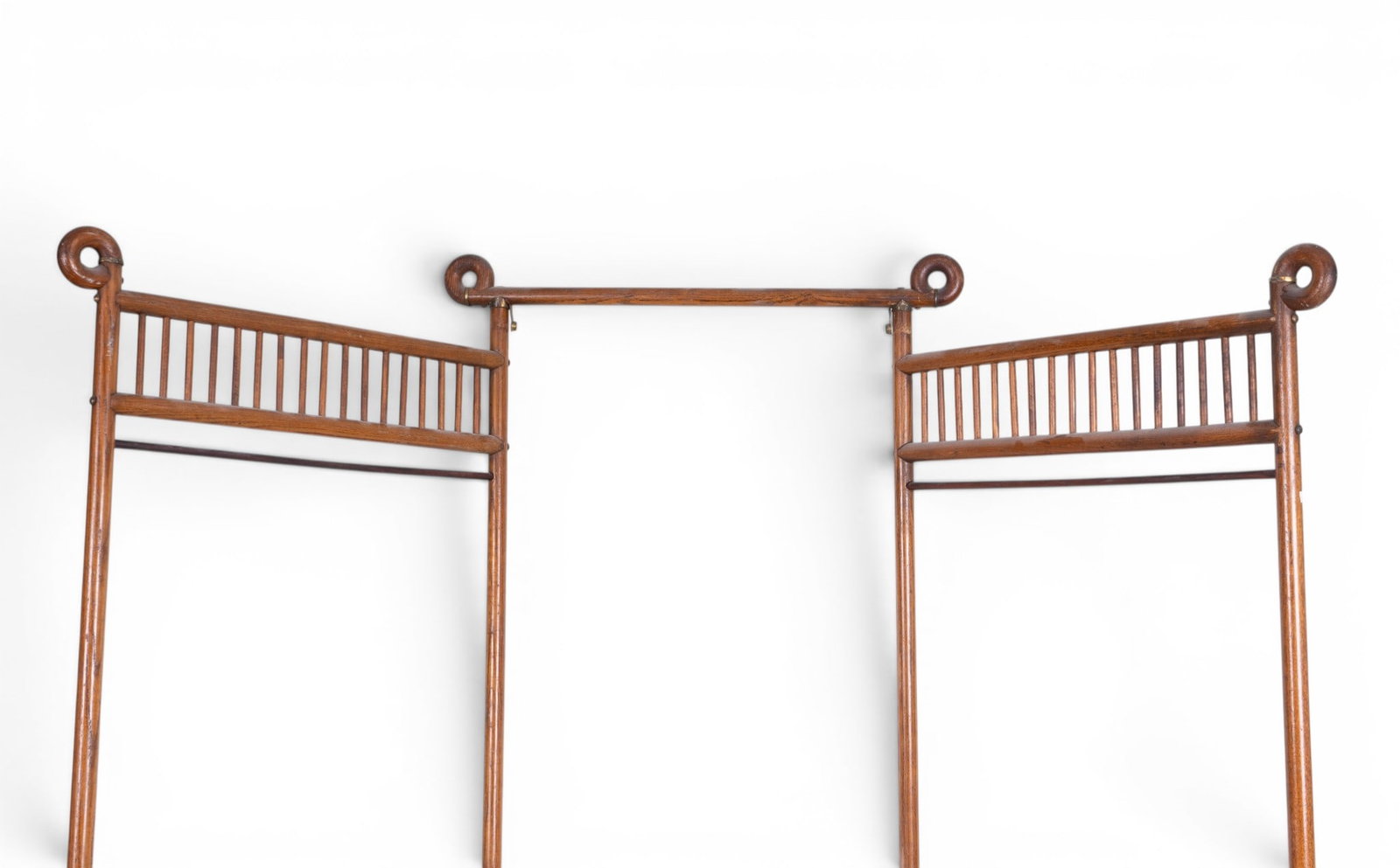 Antique Tri-Fold Partition Screen Frame - 3