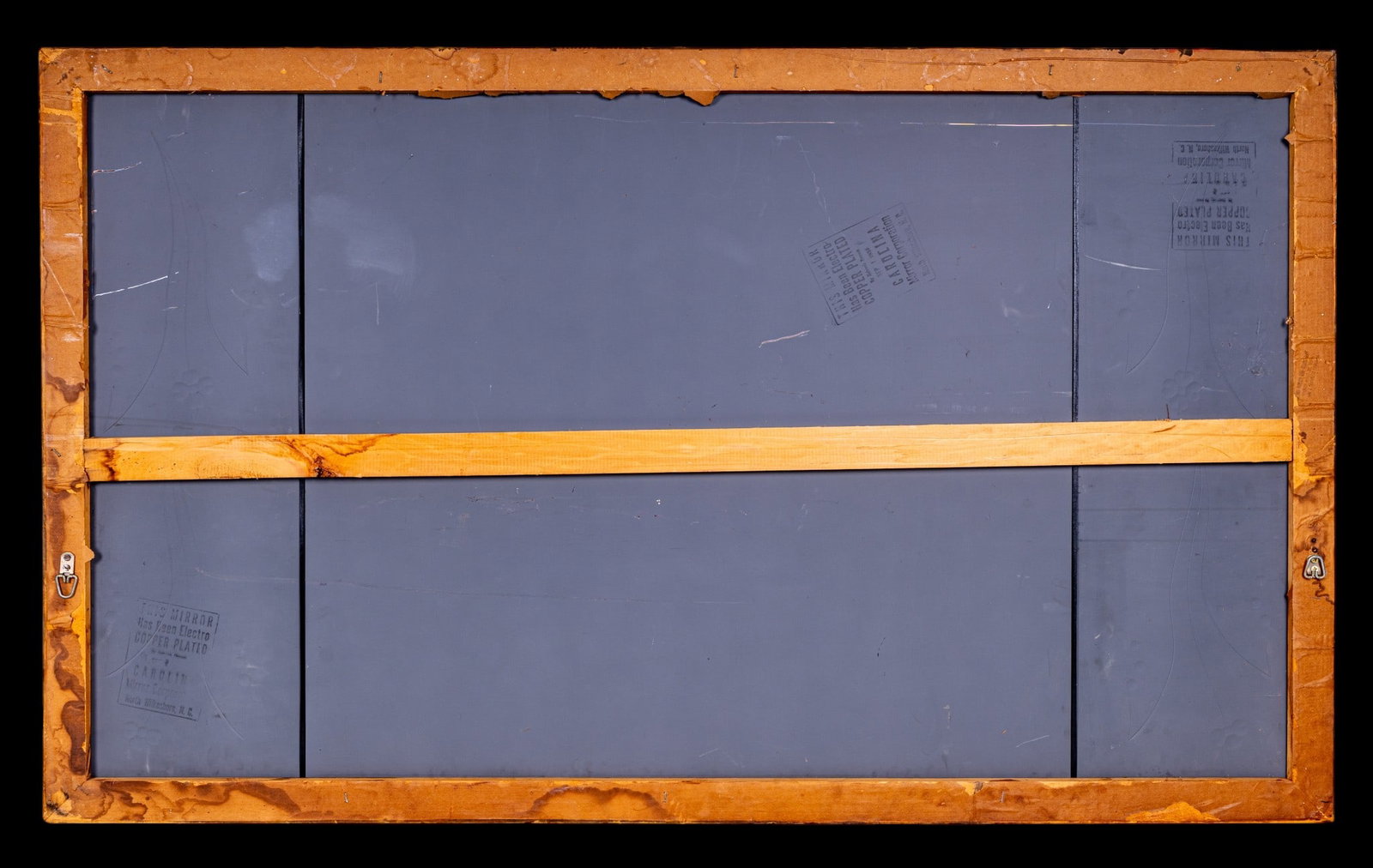 Vintage Etched Beveled Wall Mirror - 5