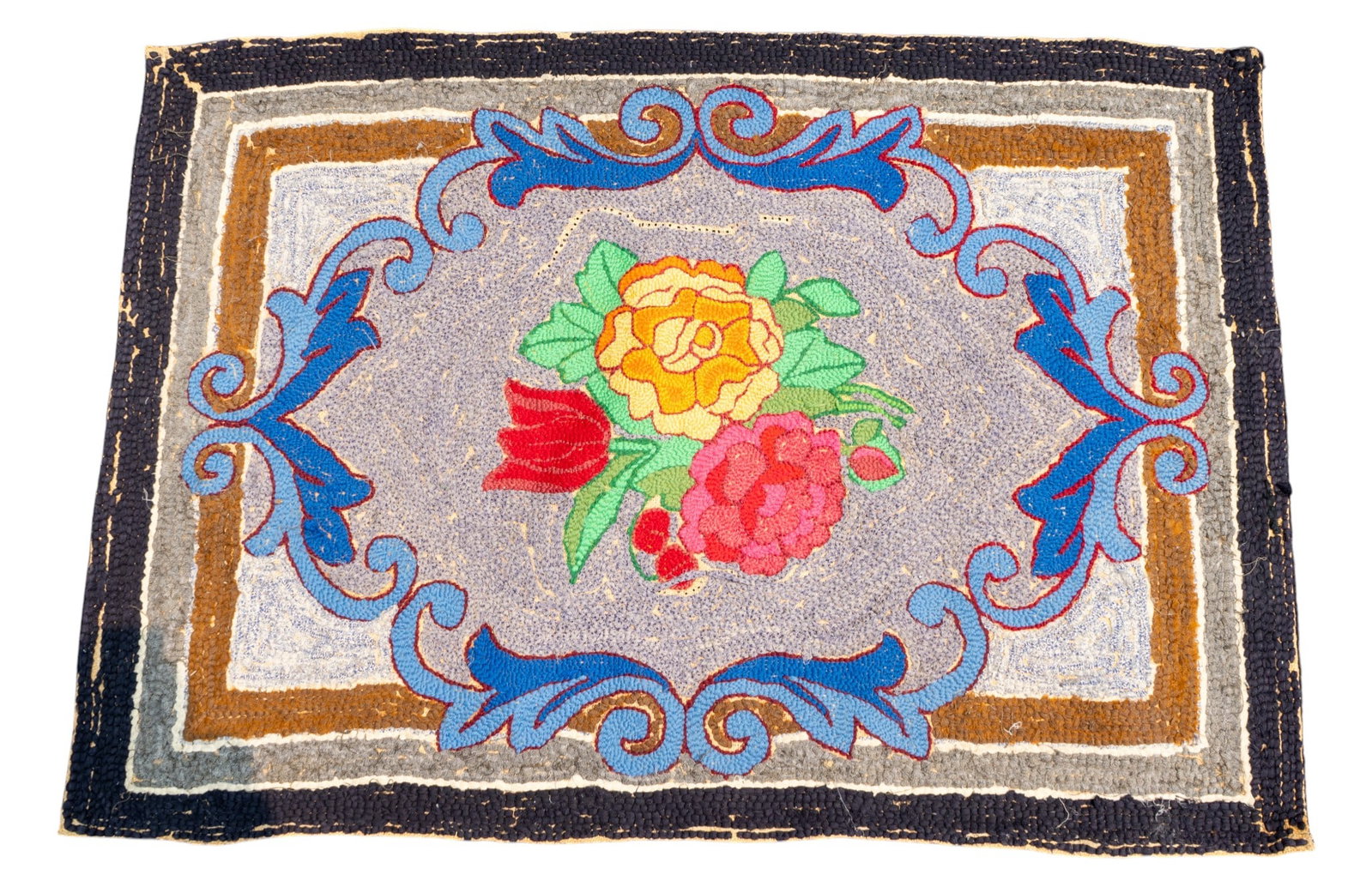 Early American Hook Rugs (3) - 3