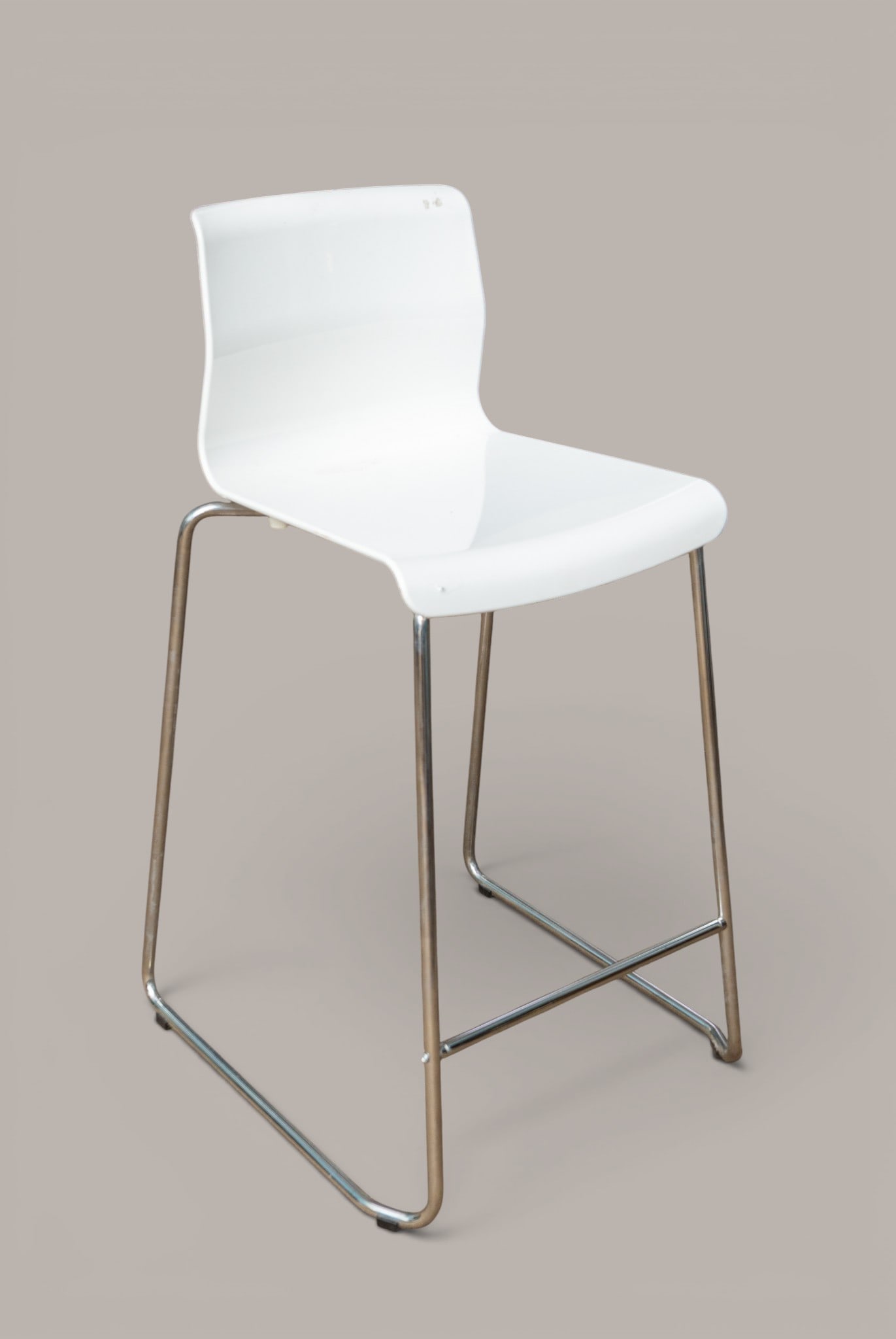 IKEA Glenn White Bar Stool - 2