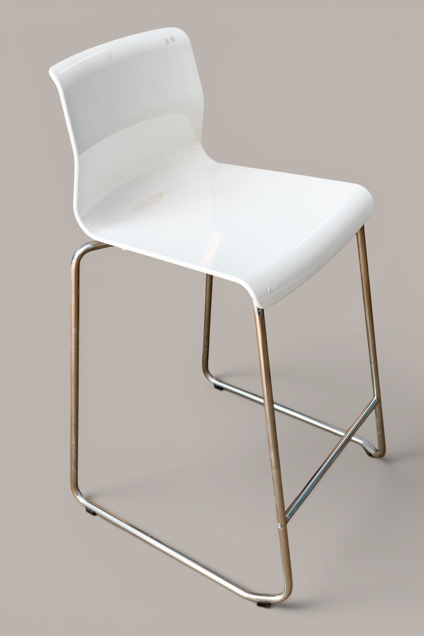 IKEA Glenn White Bar Stool - 9