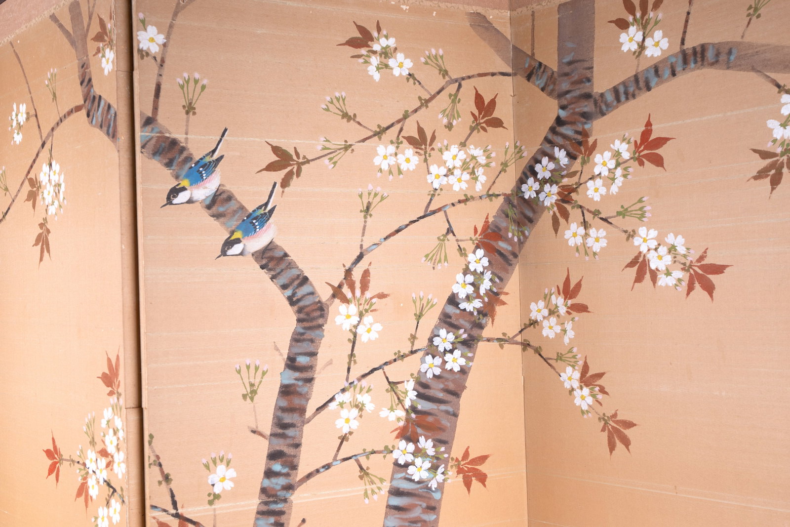Japanese Four-Panel Folding Screen - 2