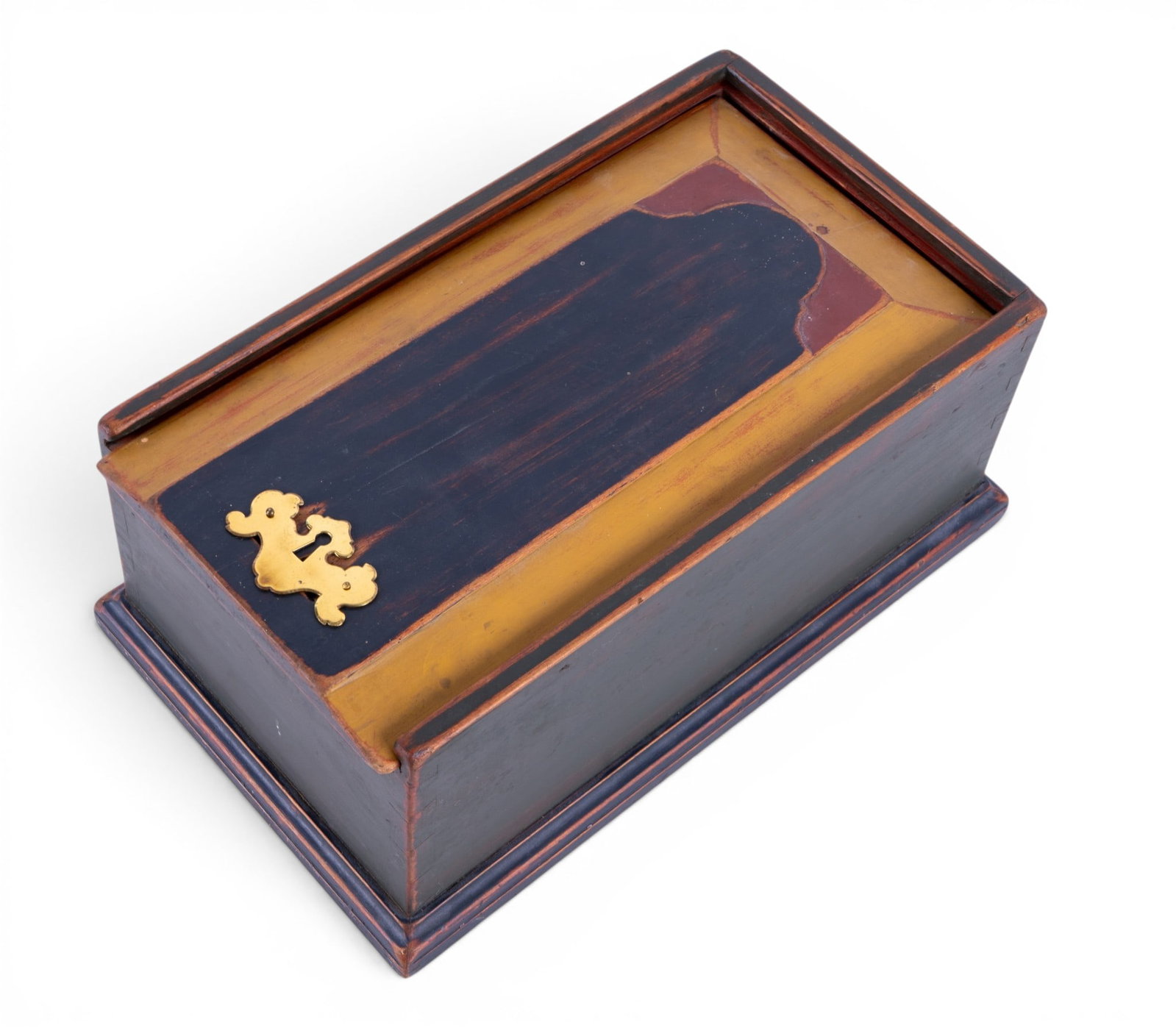 Painted Sliding Lid Candle Box - 2