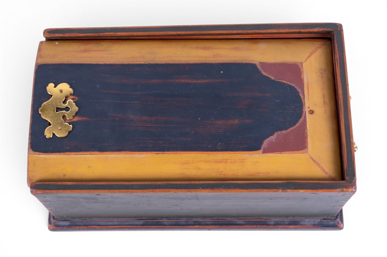 Painted Sliding Lid Candle Box - 3