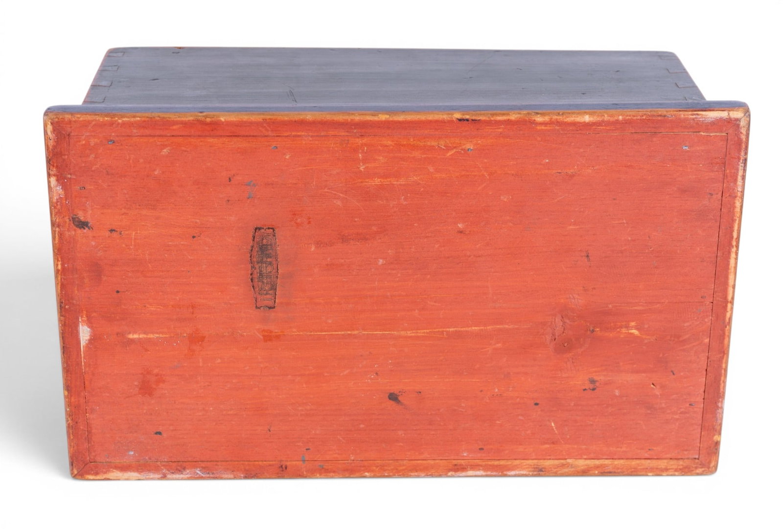 Painted Sliding Lid Candle Box - 7