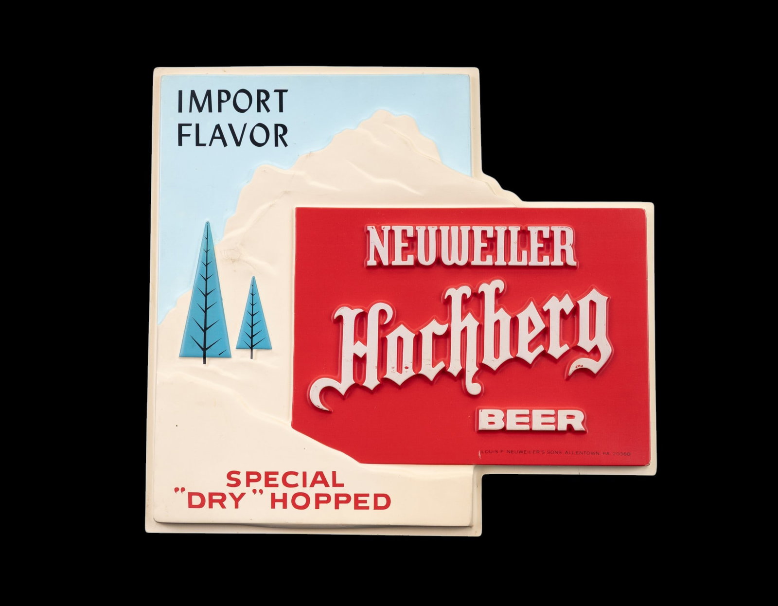 Neuweiler Hochberg Beer Advertising Sign (1 of 4)