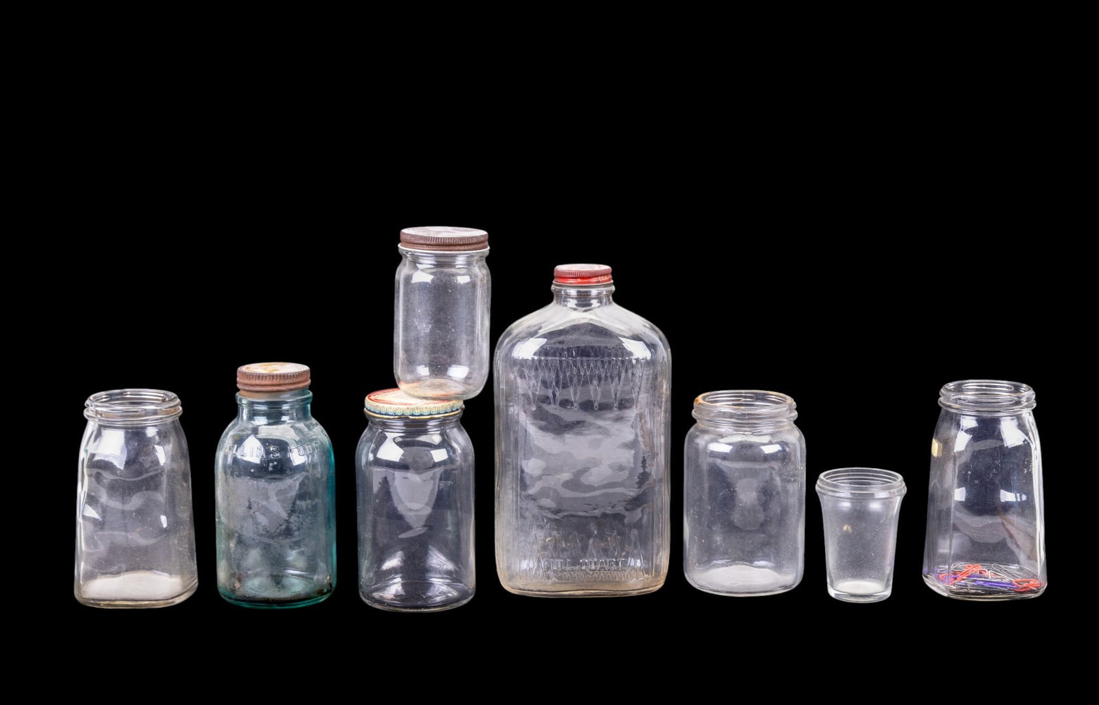 Vintage Glass Food Containers (8) (1 of 7)