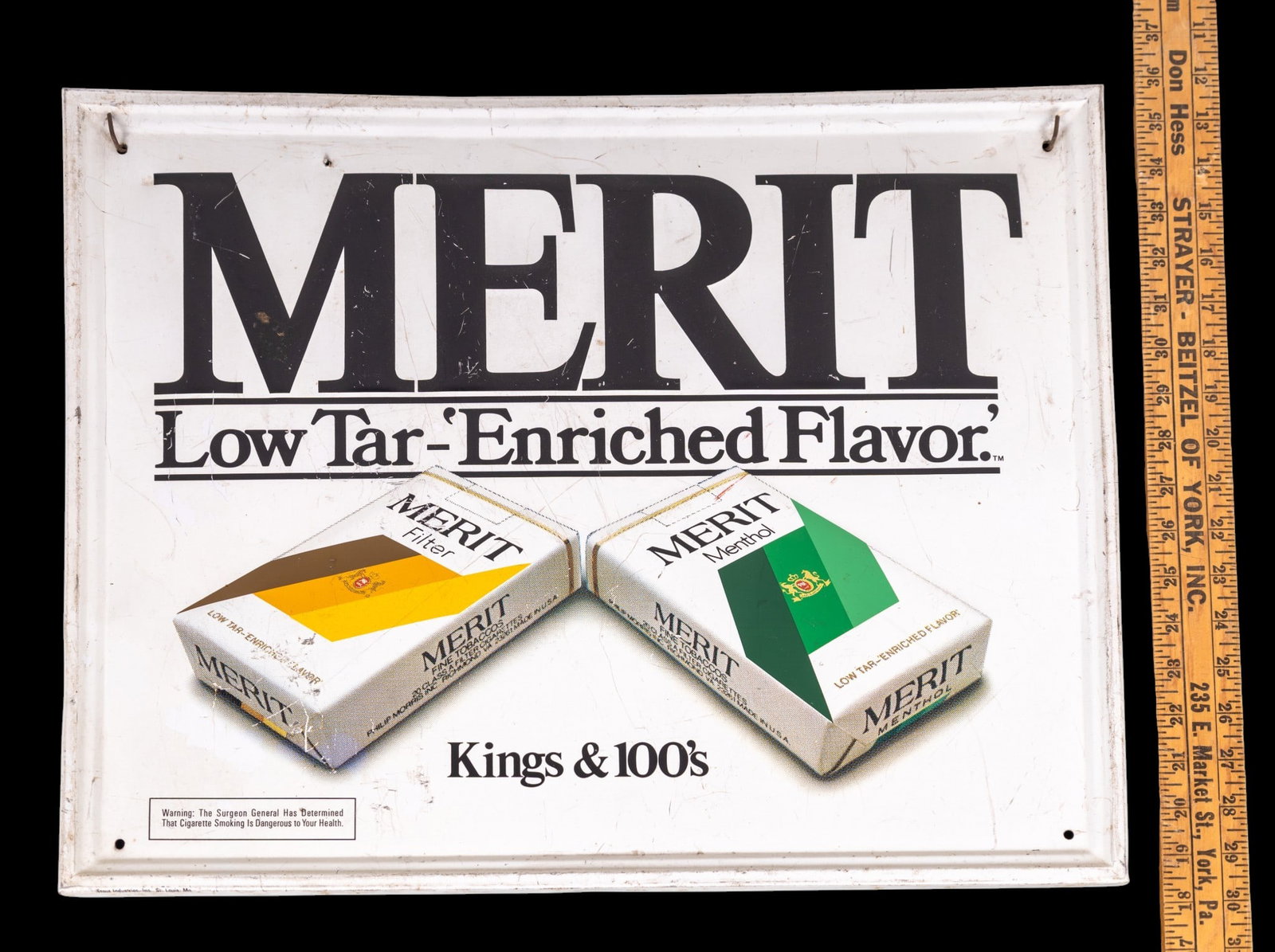 Merit Cigarettes Advertising Sign - 2
