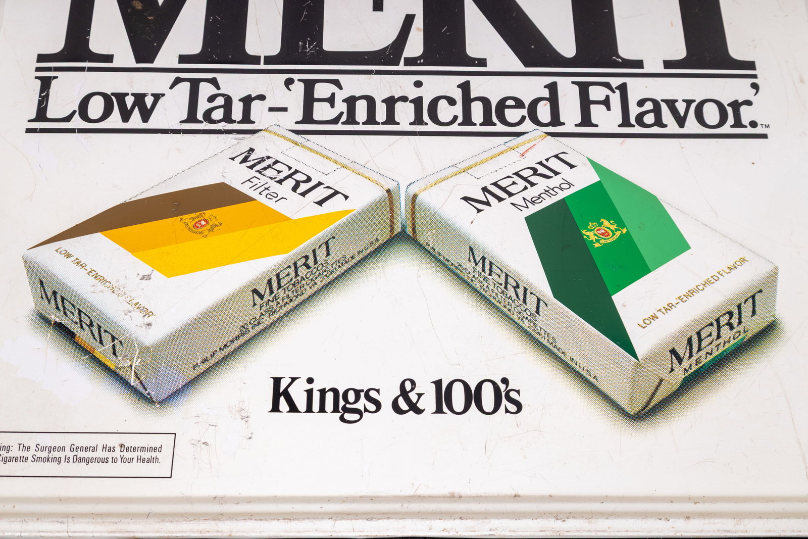Merit Cigarettes Advertising Sign - 5