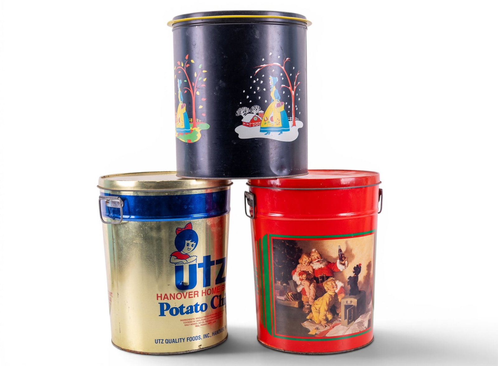 Vintage Chip Tins (3) - 2