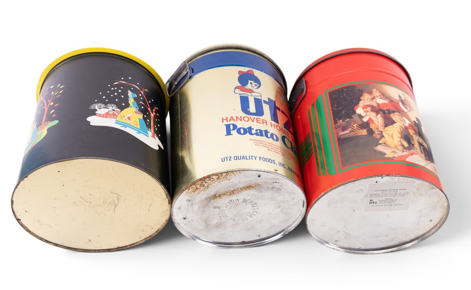 Vintage Chip Tins (3) - 4