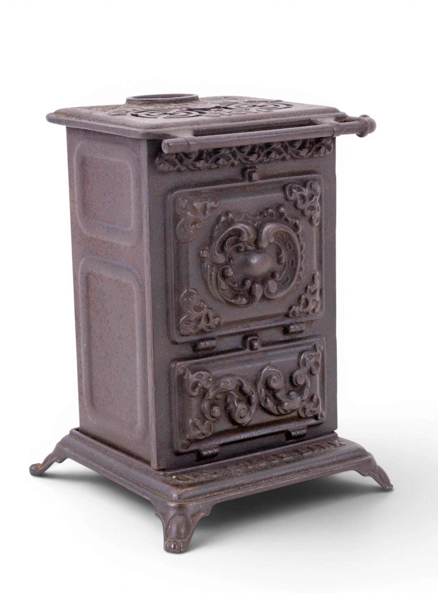 Gas Stove Cast Iron Savings Bank w/ Tin (1 of 7)