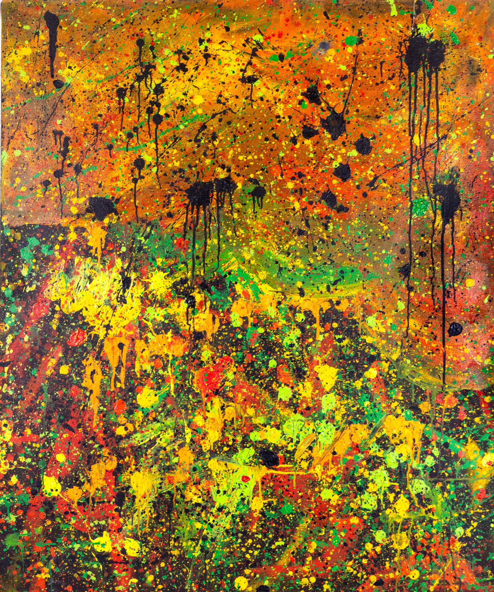 Oversize Abstract Expressionist Oil on Canvas - 2