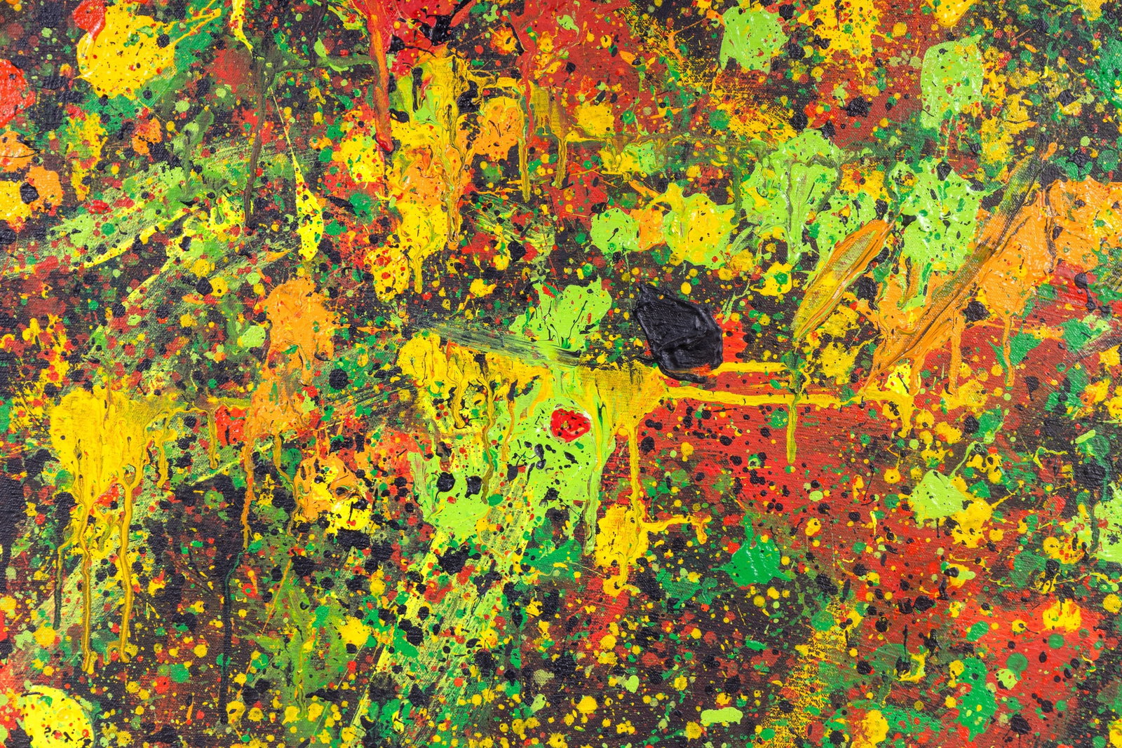 Oversize Abstract Expressionist Oil on Canvas - 7
