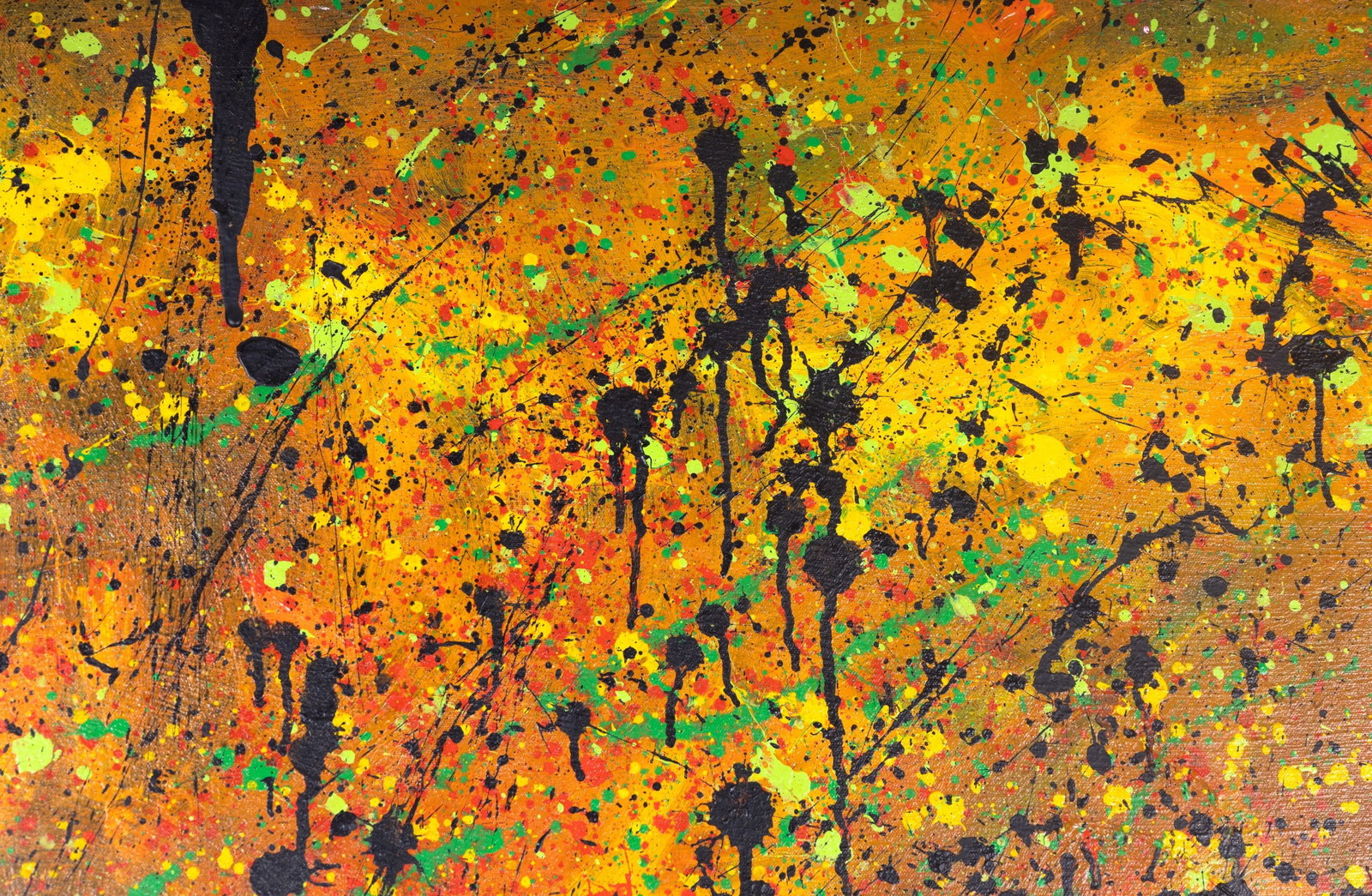 Oversize Abstract Expressionist Oil on Canvas - 9