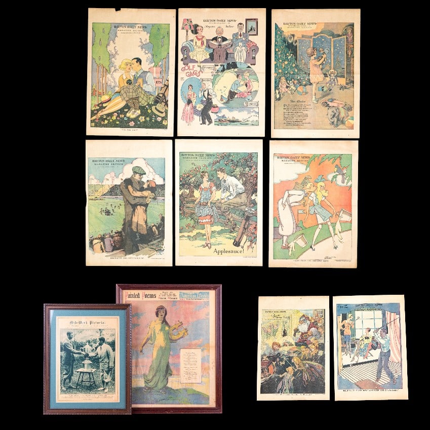 Vintage Illustrated Newspaper Supplements (1 of 13)