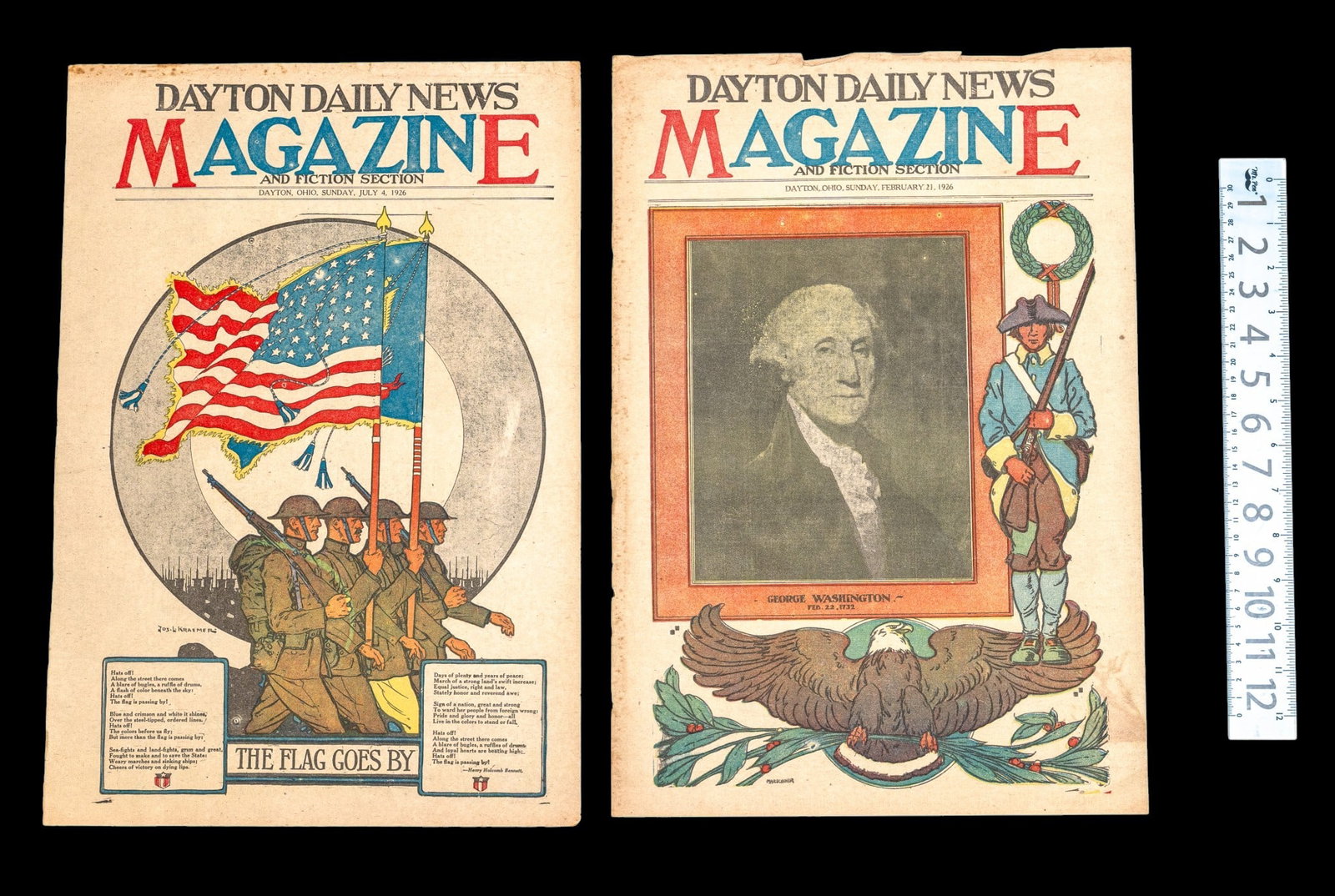 Vintage Illustrated Newspaper Supplements - 6