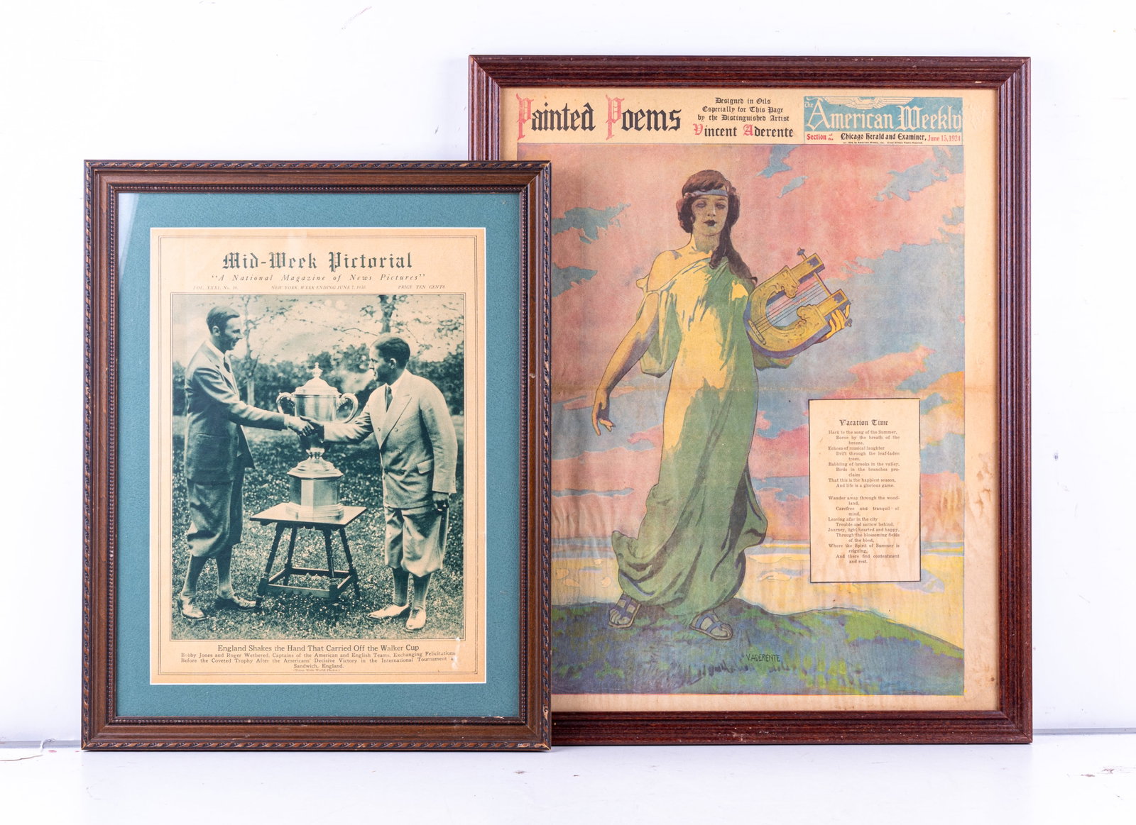 Vintage Illustrated Newspaper Supplements - 9