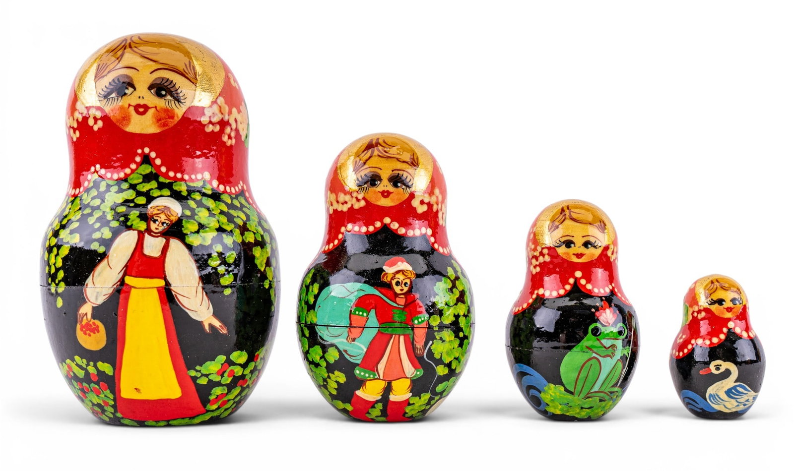 Russian Lacquerware Dolls, Tray, + More - 9