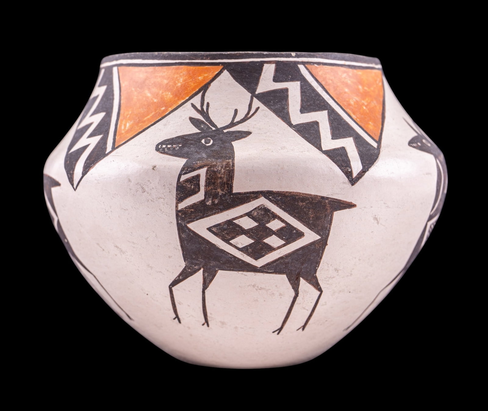 Lucy M. Lewis Acoma Polychrome Pottery Jar (1 of 8)