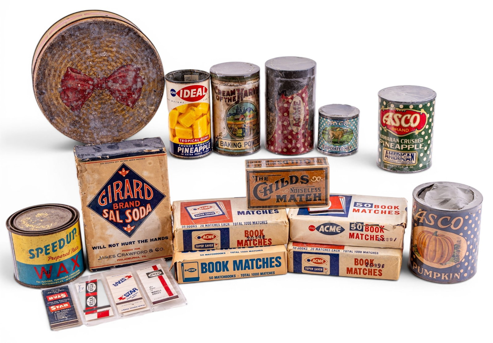 ASCO and ACME Tins and Matchbooks (1 of 10)