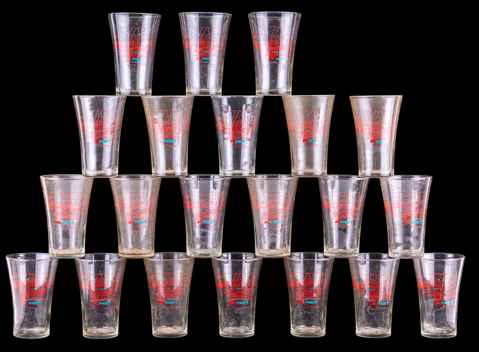 Kmart Commemorative Drinking Glasses (1 of 4)
