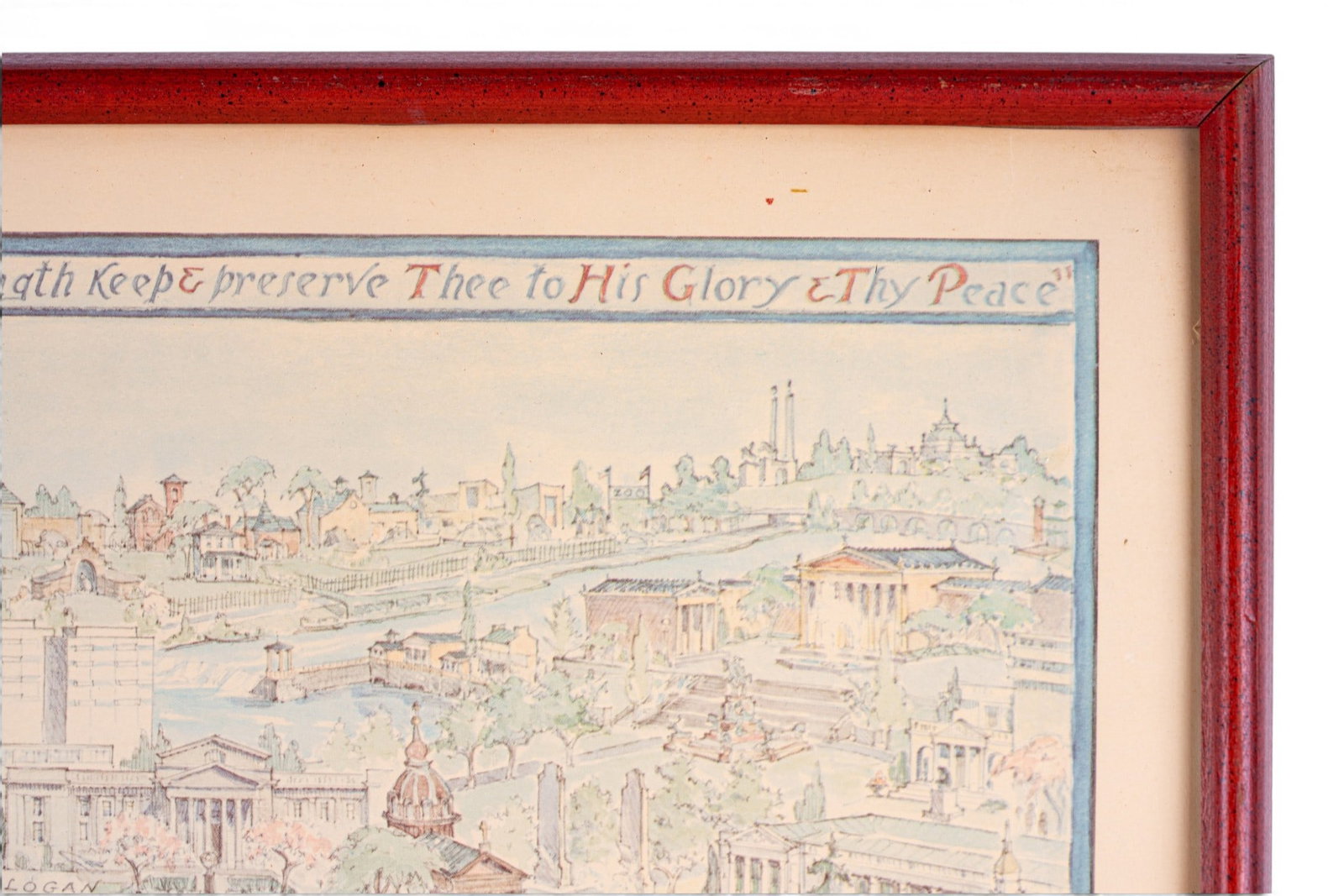 1971 Philadelphia Commemorative Print / Map - 7