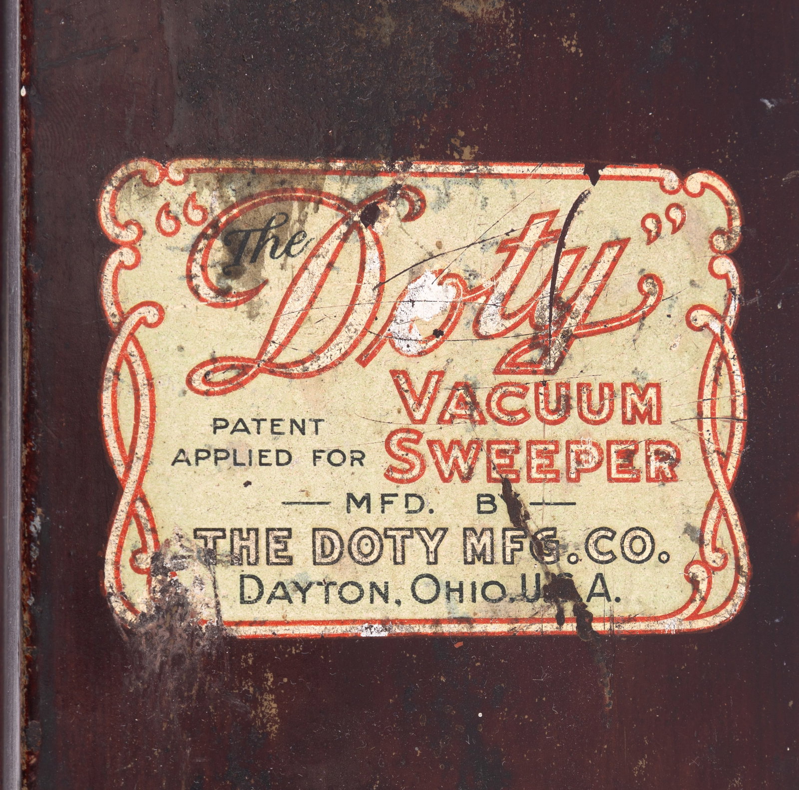 Antique Doty Vacuum Sweeper - 4