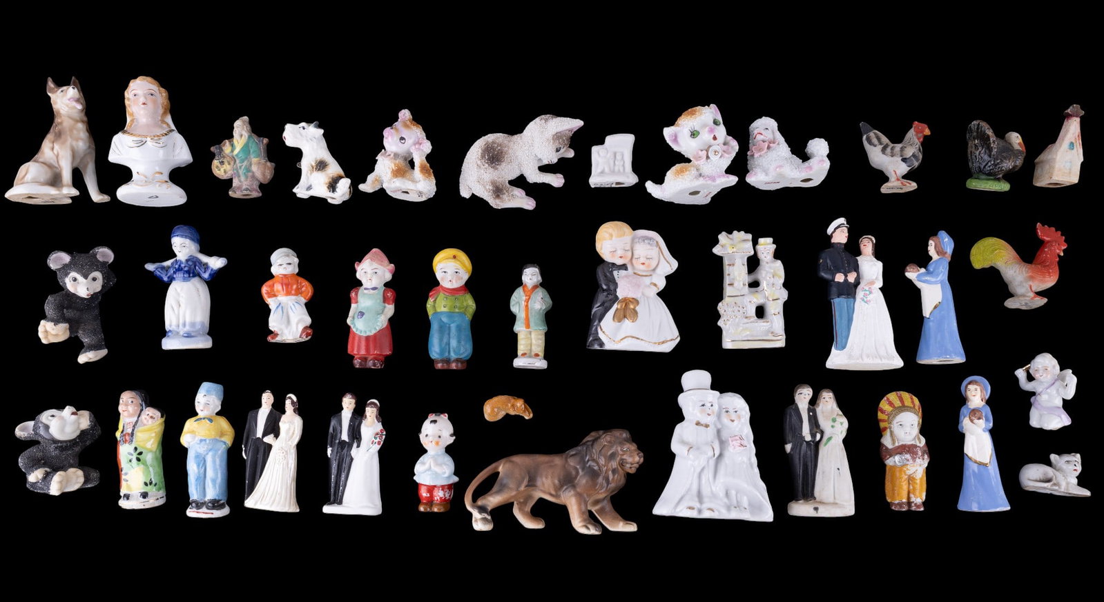 Vintage Porcelain Figural Miniatures (1 of 12)