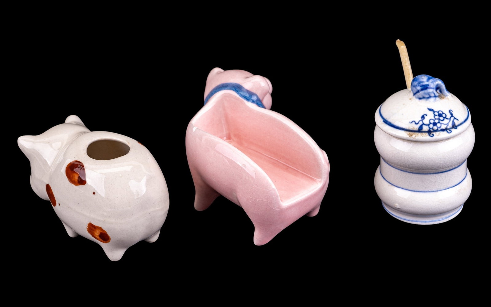 Delft and Mid Century Ceramic Figurines - 14