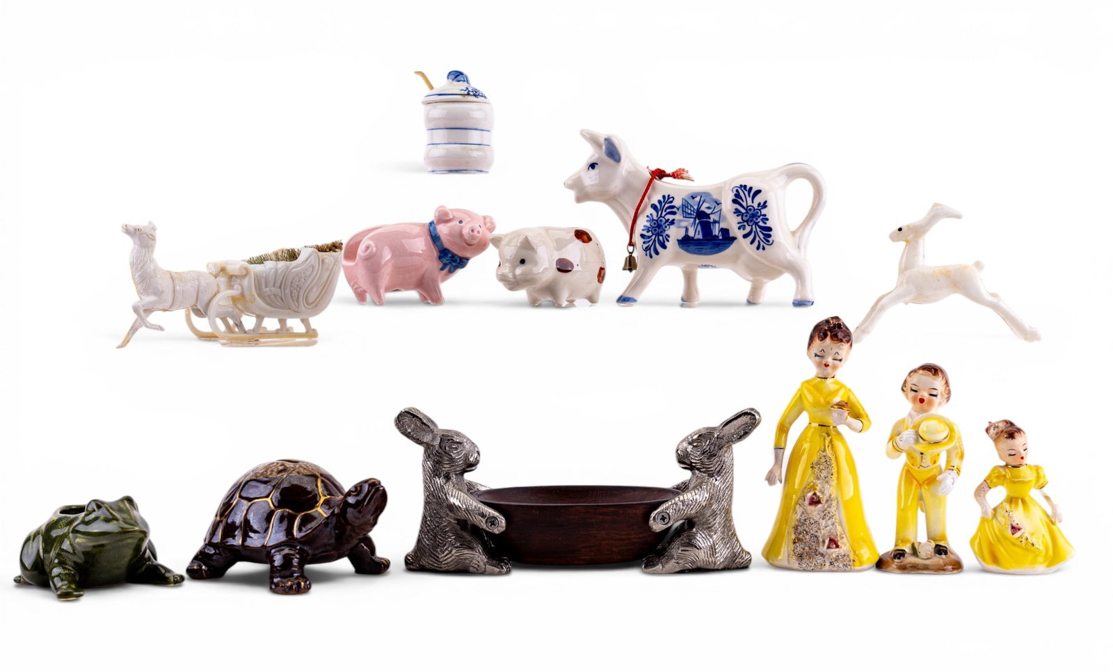 Delft and Mid Century Ceramic Figurines (1 of 19)