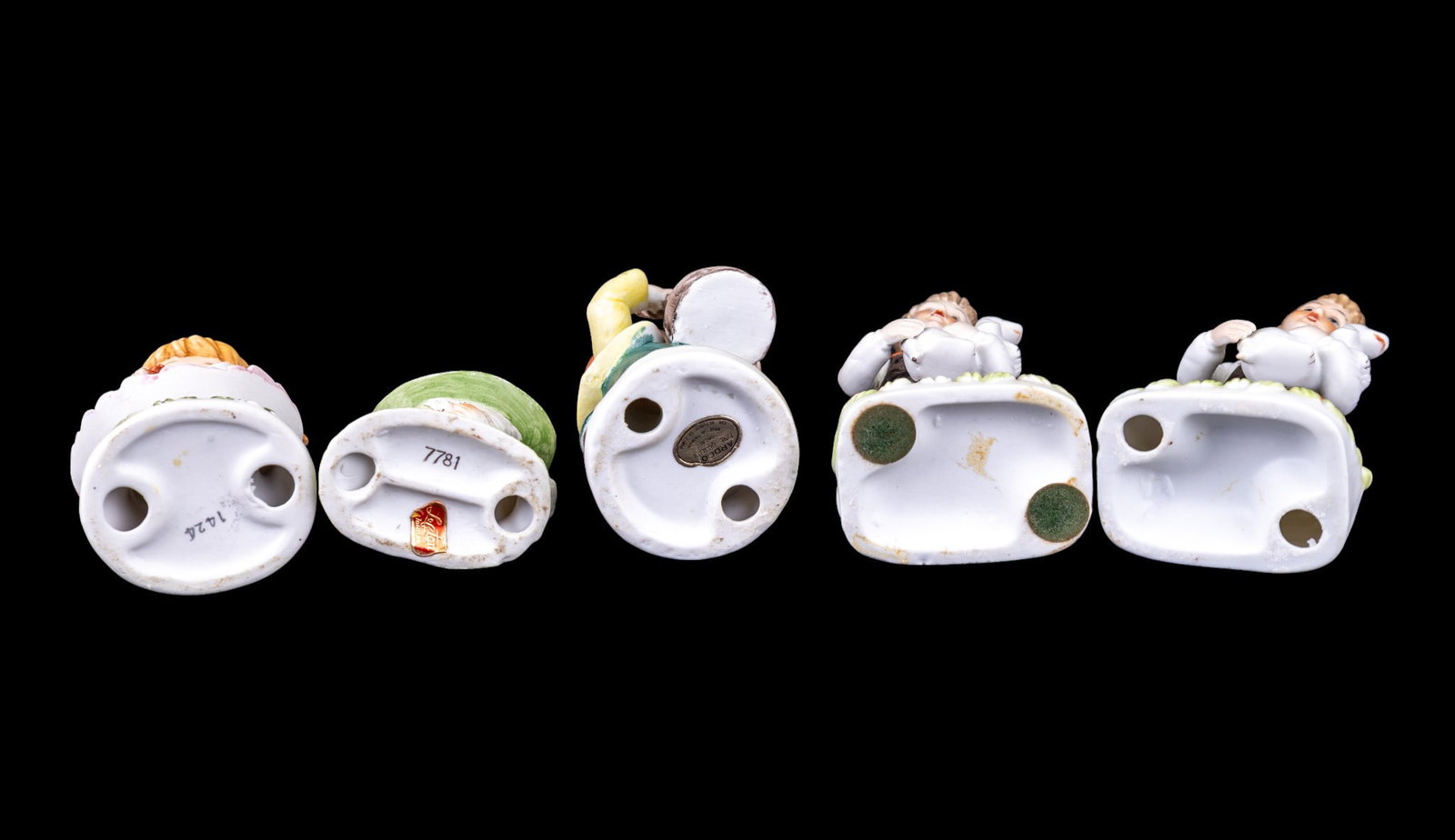 Painted Figurines w/ Lefton, Aroco, Homco - 7