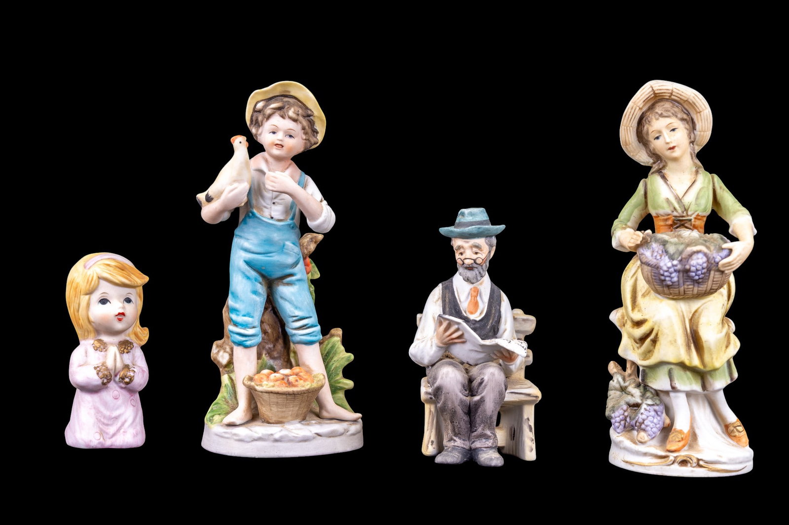 Painted Figurine Collection w/ Lefton, Aroco - 16