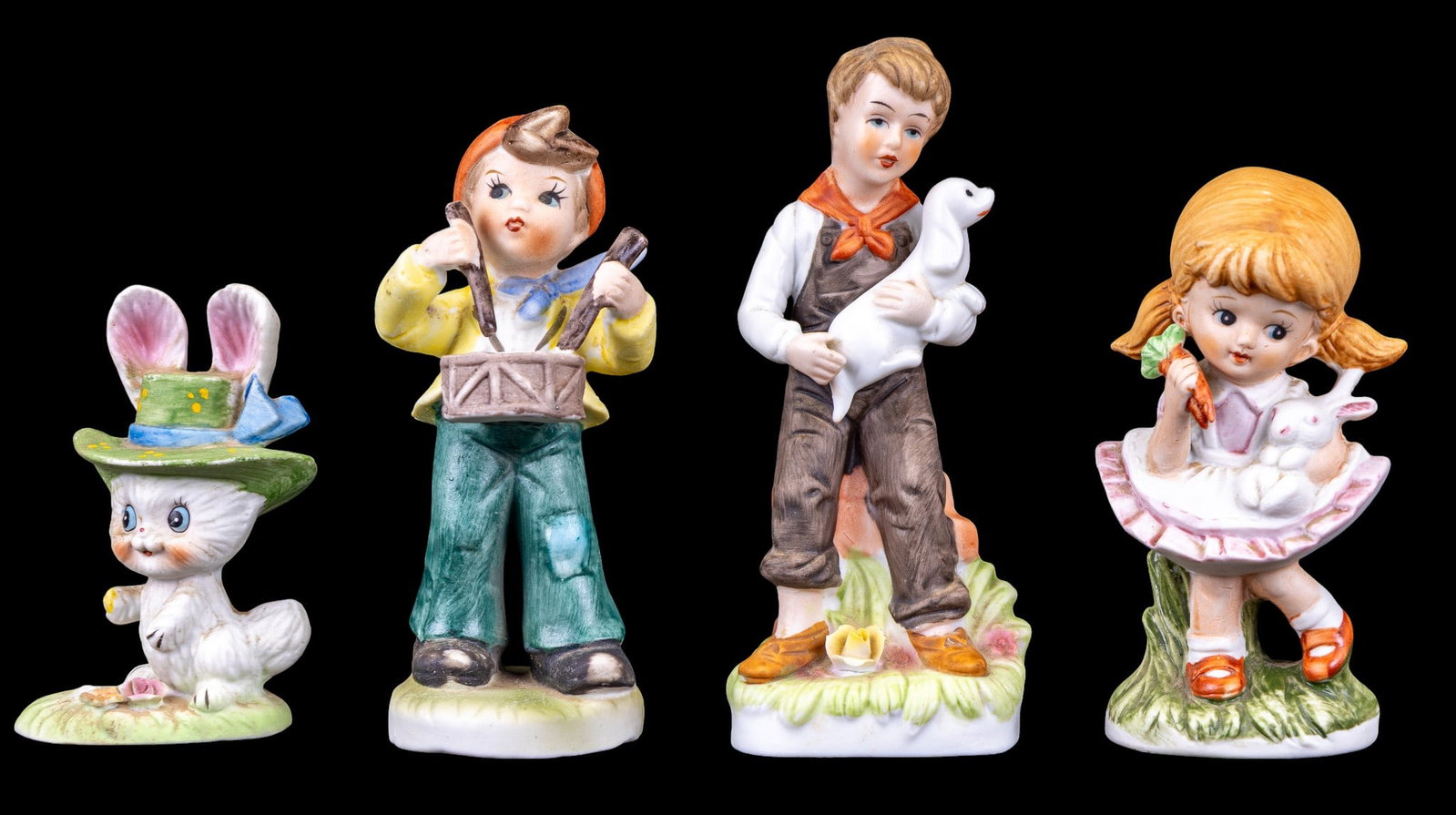 Painted Figurine Collection w/ Lefton, Aroco - 3