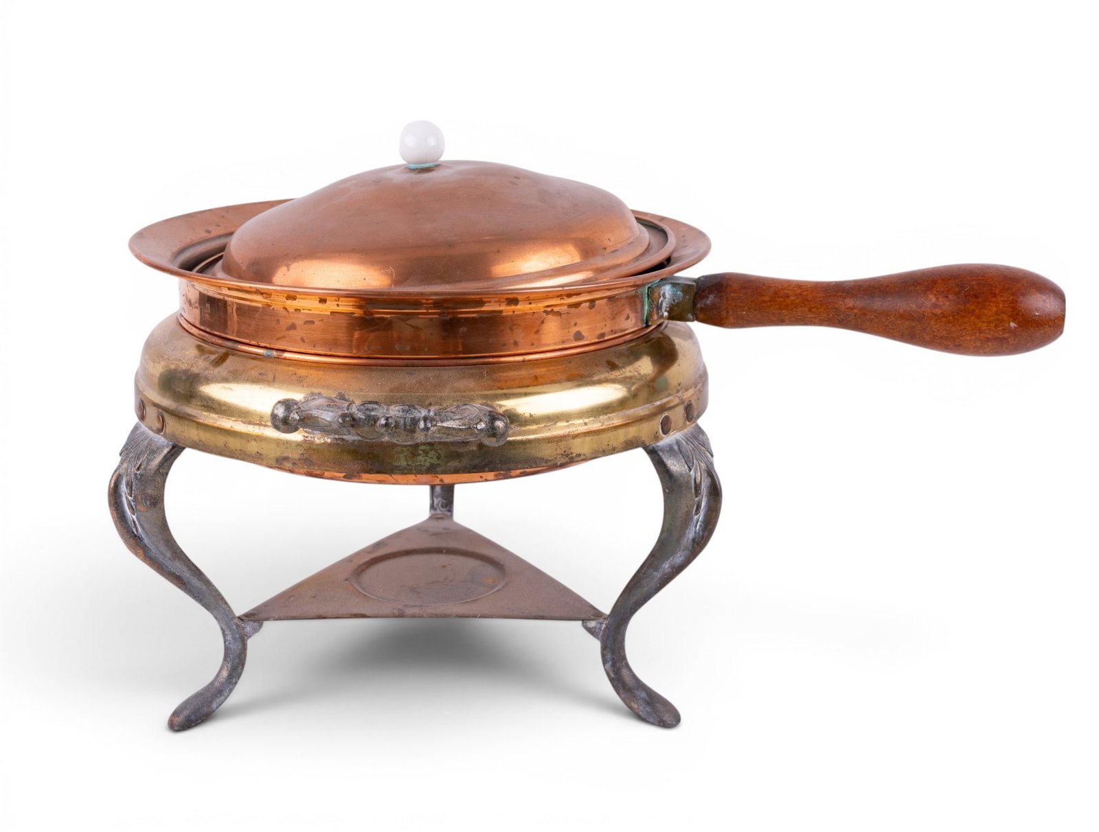 Copper Chafing Dish and Ladle - 2